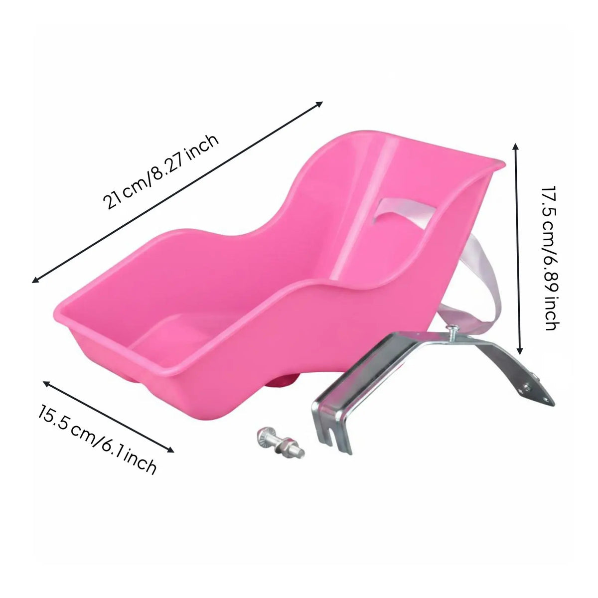 Girls Bike Doll Seat Universal Accessories with Sticker Kids Bike Decoration Doll Bike Seat Bike Accessories for Girls Kids