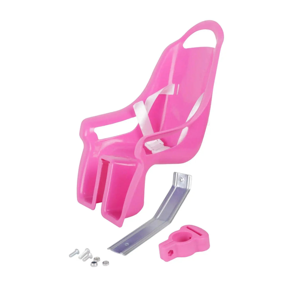 Baby Doll Bicycle Seat Carrier Standard Sized Dolls Stuffed Animals Comfortable Fit Cute Petals Design Baby Gear Accessories
