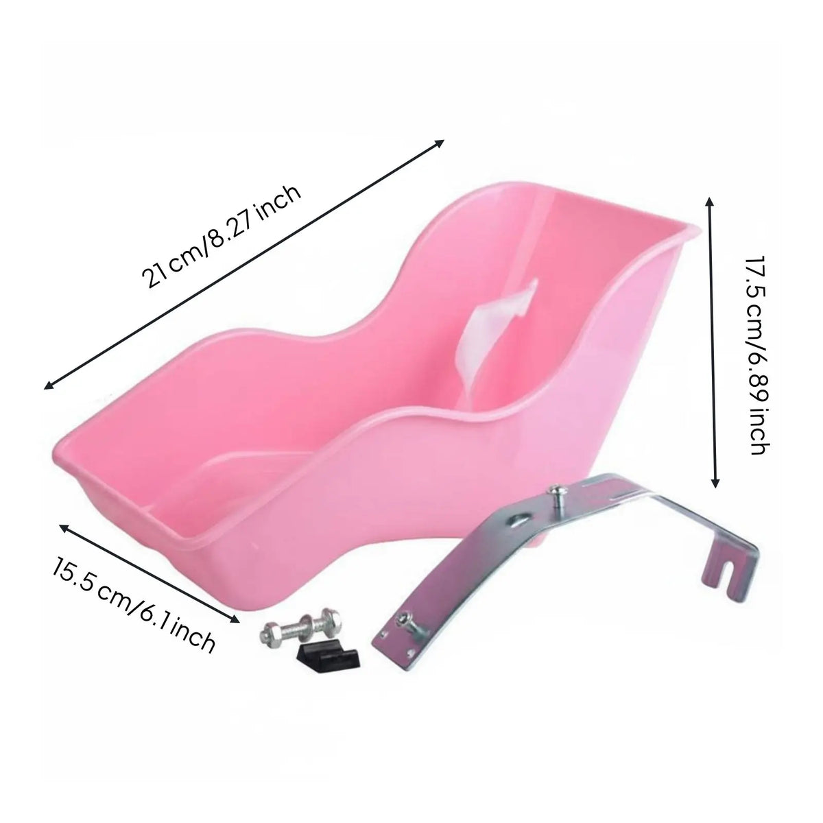 Girls Bike Doll Seat Universal Accessories with Sticker Kids Bike Decoration Doll Bike Seat Bike Accessories for Girls Kids