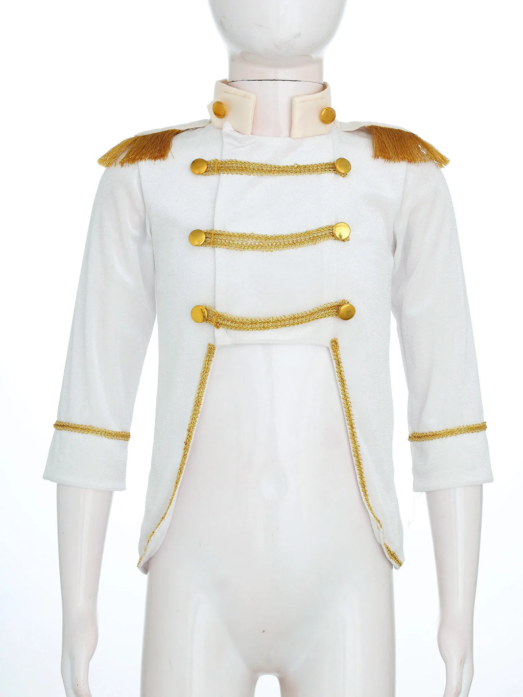 Baby Boys Long Sleeve Fringe Velvet Royal Prince Jacket Tailcoat Halloween King Knight Nobility Costume Photography Outerwear