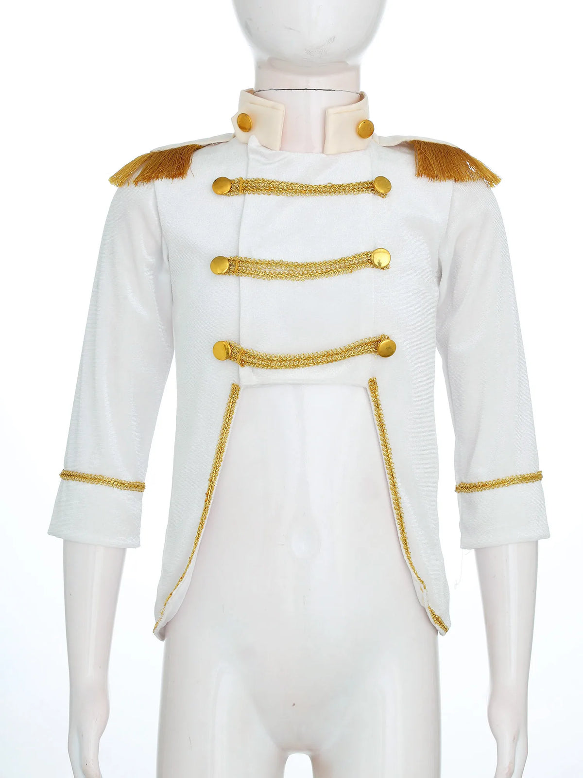 Baby Boys Long Sleeve Fringe Velvet Royal Prince Jacket Tailcoat Halloween King Knight Nobility Costume Photography Outerwear