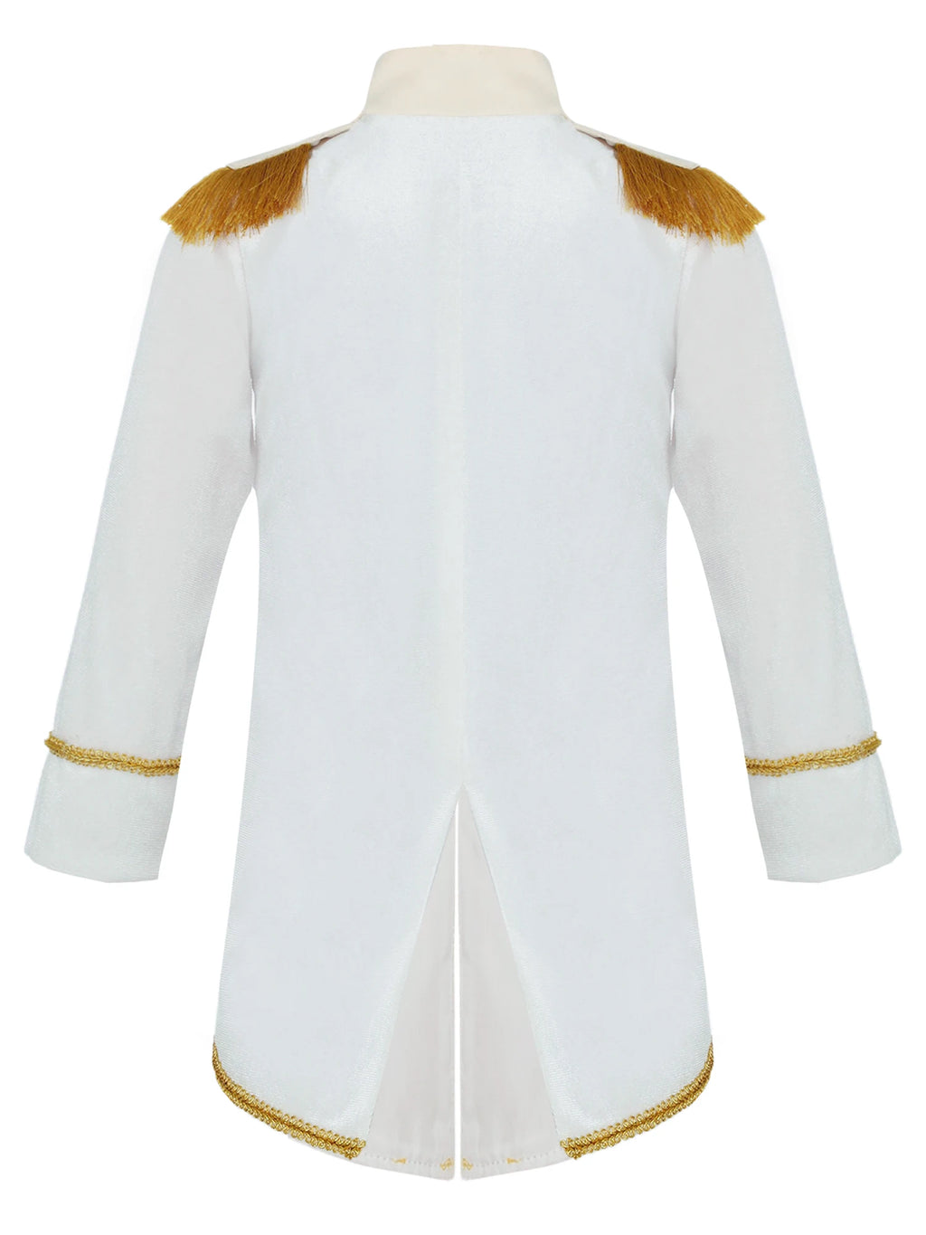 Baby Boys Long Sleeve Fringe Velvet Royal Prince Jacket Tailcoat Halloween King Knight Nobility Costume Photography Outerwear