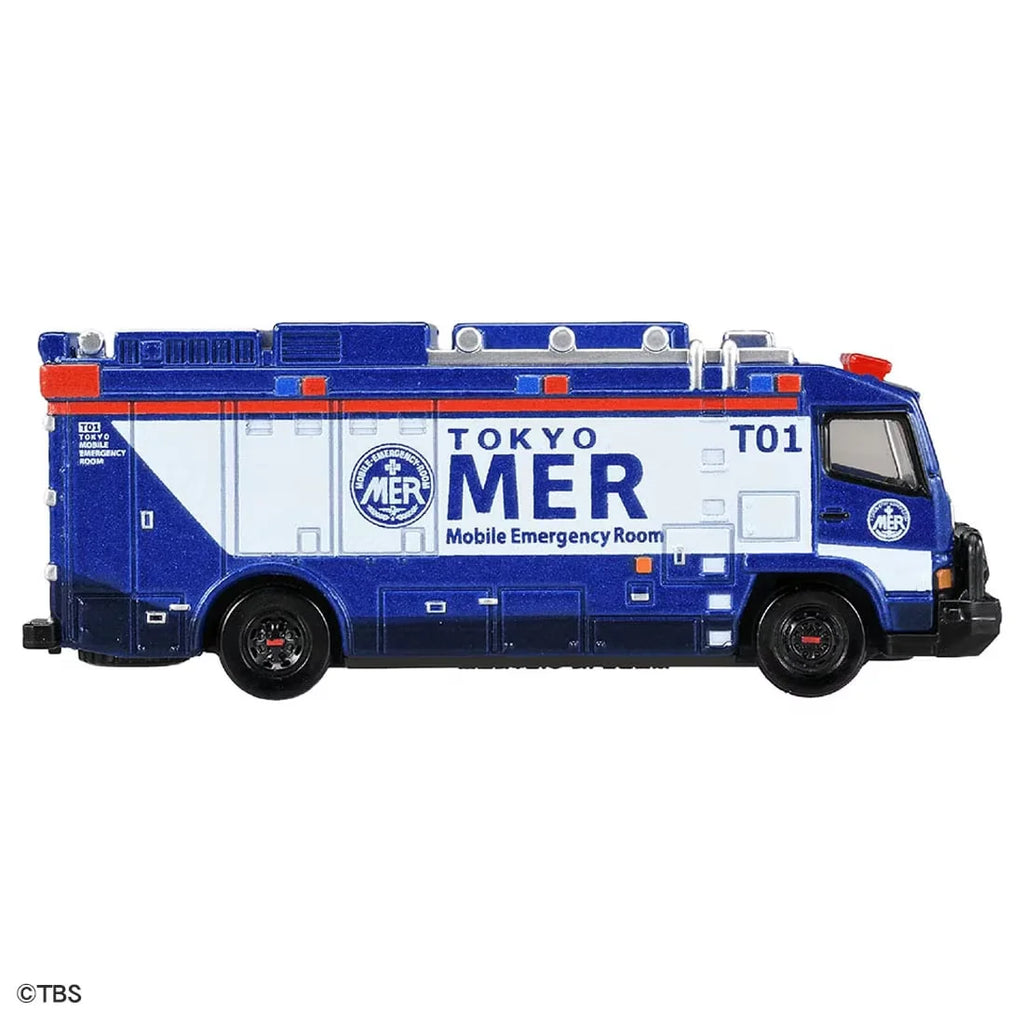 Takara Tomy Tomica 1/64 Kids Toys  Alloy Car Model Tokyo Mobile Emergency Room Ambulance  Ornaments  Toy Gifts for Boy
