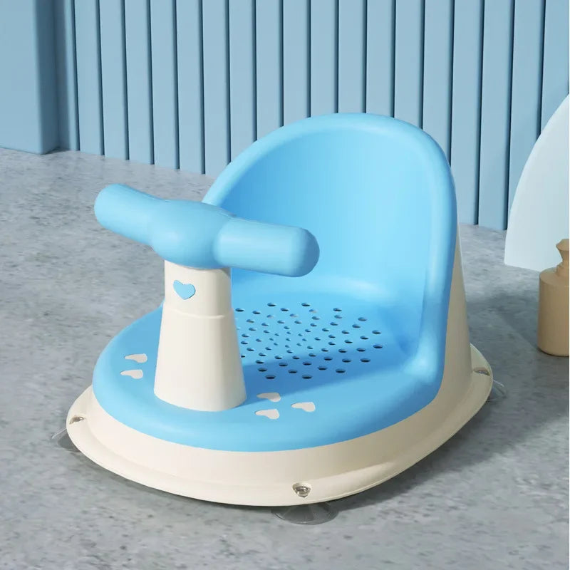 Baby Bathtub Seat Is Safe Non Slip and Suitable for Newborn Adorable Shower Seats for Children Aged 6-18 Months Bath Accessories