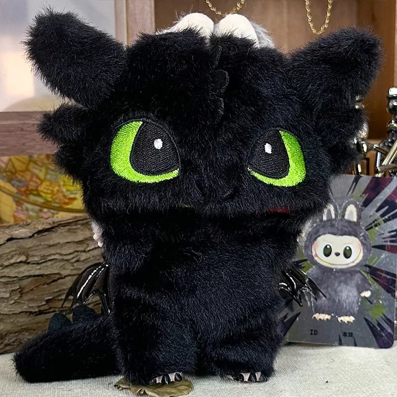 Only applicable to clothes. 17 cm 15 cm. Labubu. Three generations of children's clothes. Dragon Master. Black and white. Witho