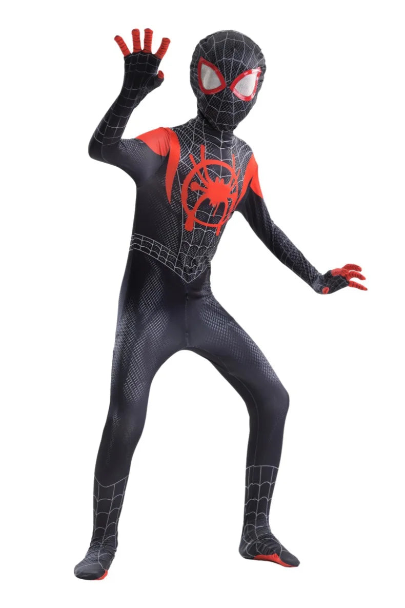 In Stock Halloween Cosplay Costume For Spider Fans Collector Miles Morales Zentai Suit Halloween Christmas Party Halloween Gift