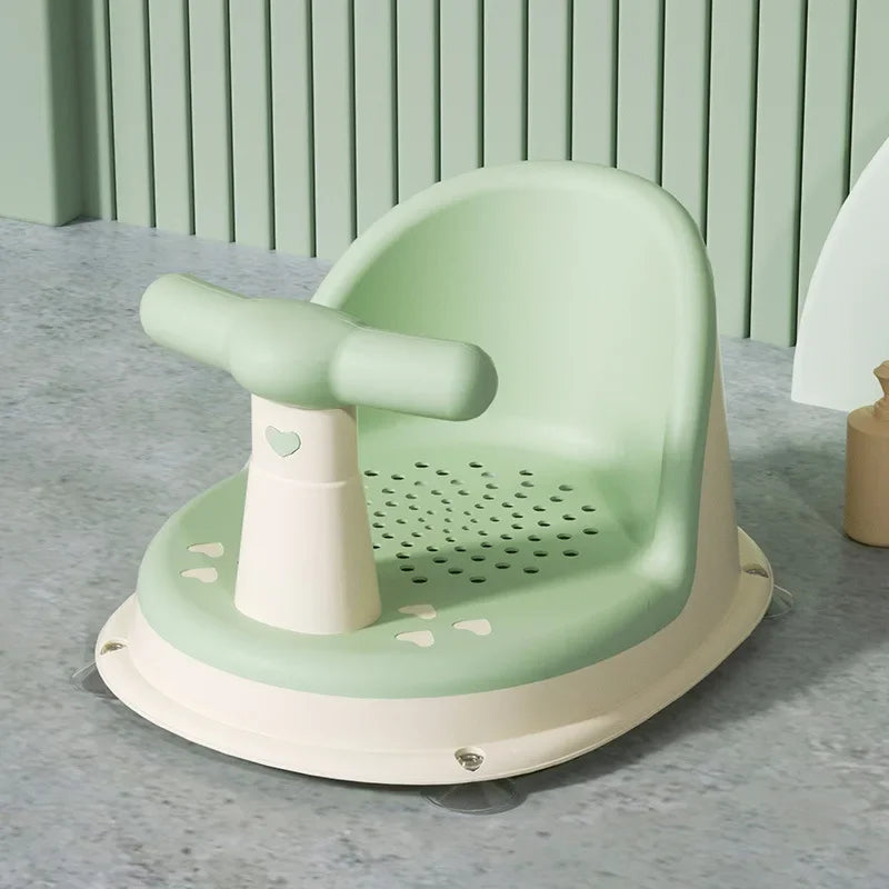 Baby Bathtub Seat Is Safe Non Slip and Suitable for Newborn Adorable Shower Seats for Children Aged 6-18 Months Bath Accessories