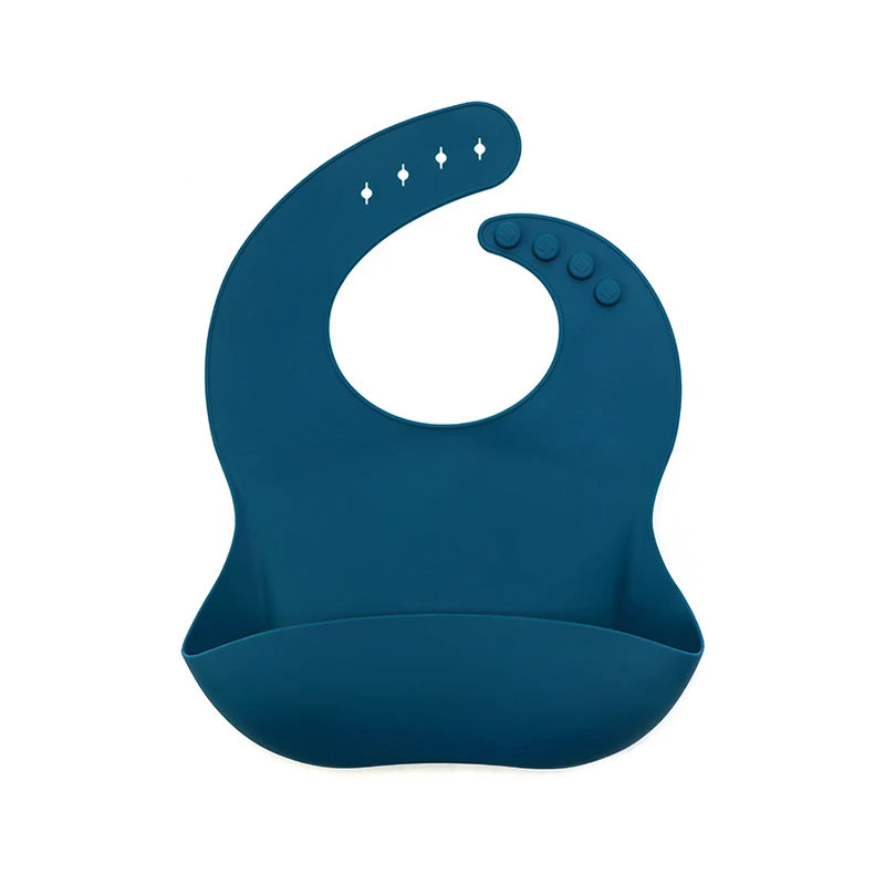 Baby Bibs Ins Style Print Waterproof Soft Silicone Baby Feeding Stuff Cute Pattern Kids Girl Boy Toddler Adjustable Children Bib