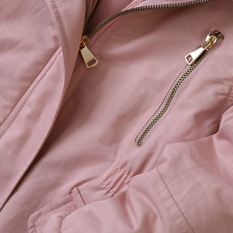 2025 Autumn Winter Children Boy Jacket Outerwear Coat Hooded Plus Velvet Thicken Warm Jacket For Girl 4-14 Year Kids Girl Parka