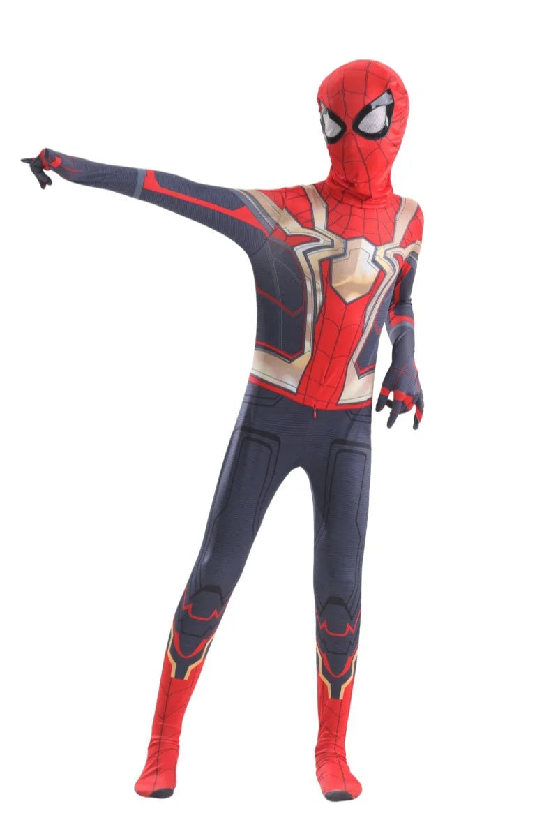 In Stock Halloween Cosplay Costume For Spider Fans Collector Miles Morales Zentai Suit Halloween Christmas Party Halloween Gift