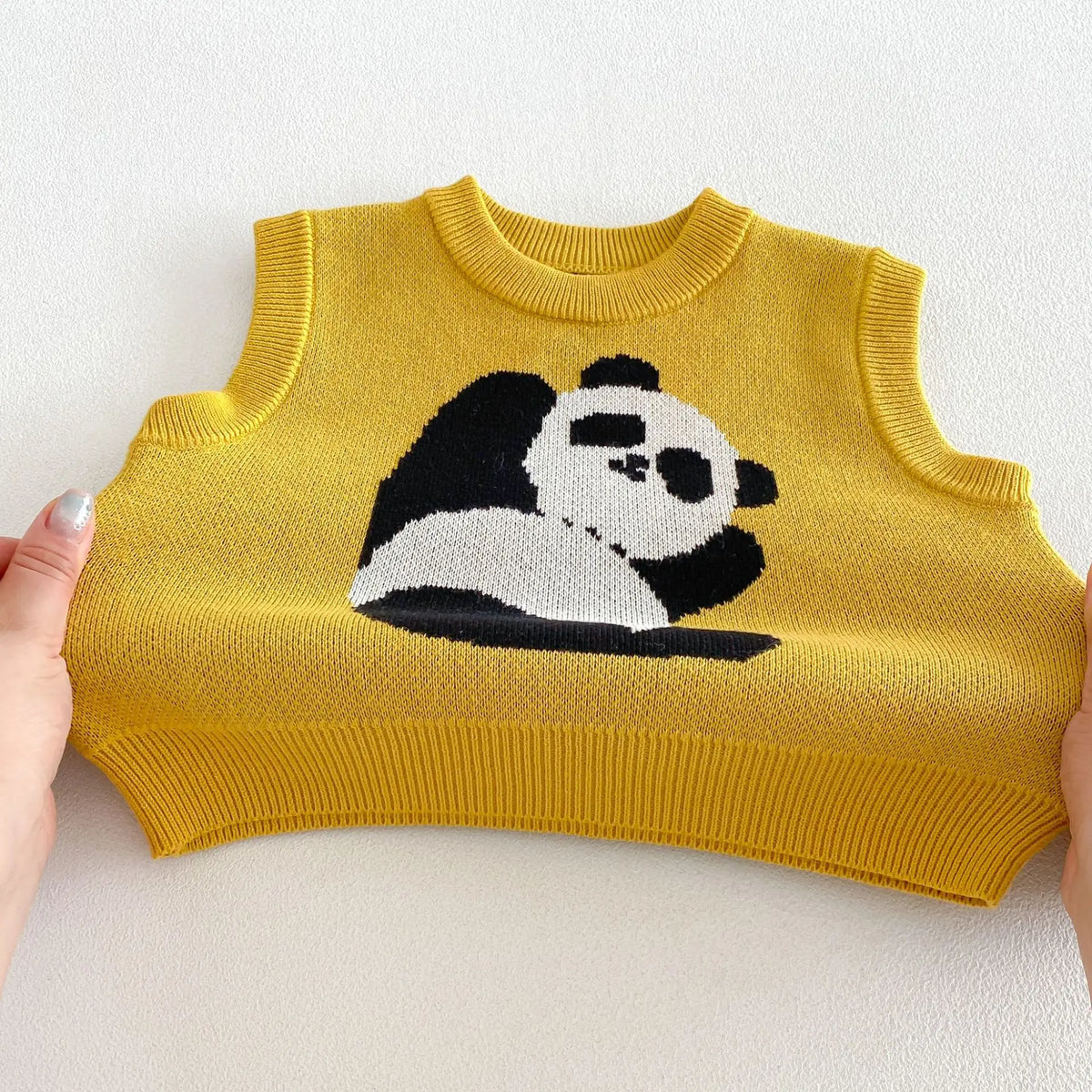 Boys Vest 2026 Spring and Autumn New Children's Clothing Korean Style Fashion Boy Baby Cute Cartoon Knit Vest Simple
