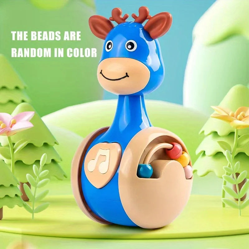 Roly Poly Baby Toys 6 to 12 Months, Tumbler Wobbler Toys for Infant Boy Girl - Perfect for Learning to Climb & Early Education!