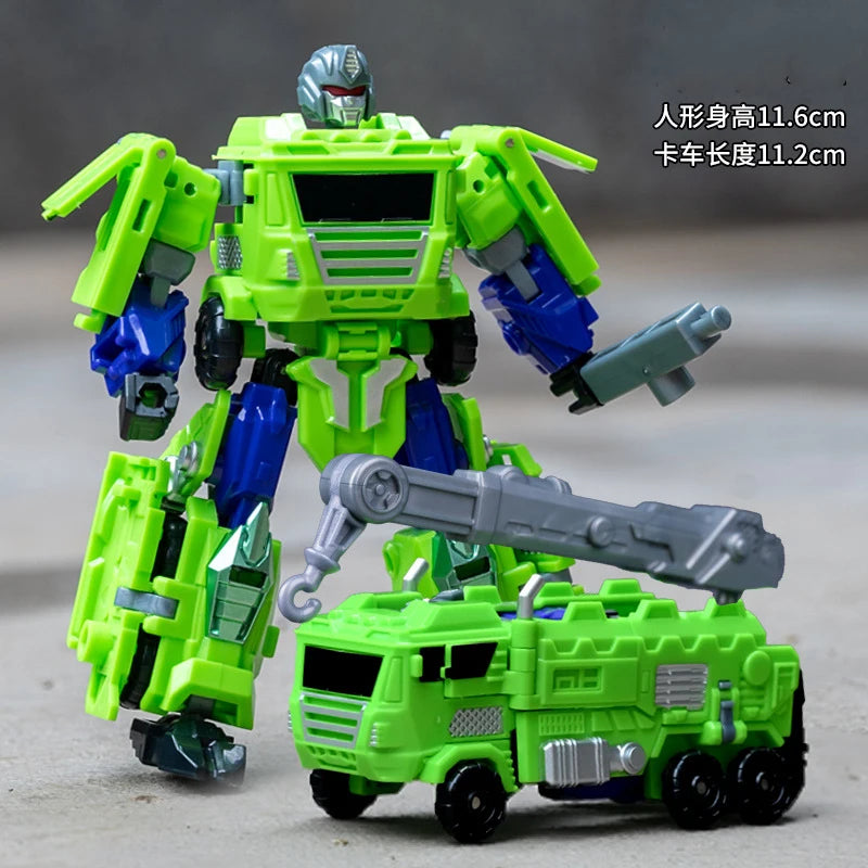 Children Transformation Toy Robot Car Mecha Model Joints Movable Doll Transformation Toy Car Multi-style Robot Car Toy Kids Gift