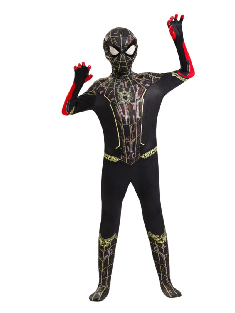 In Stock Halloween Cosplay Costume For Spider Fans Collector Miles Morales Zentai Suit Halloween Christmas Party Halloween Gift