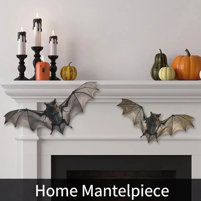 Pipistrelli adesivi 3D per Halloween – confezioni da 12 a 120 pezzi