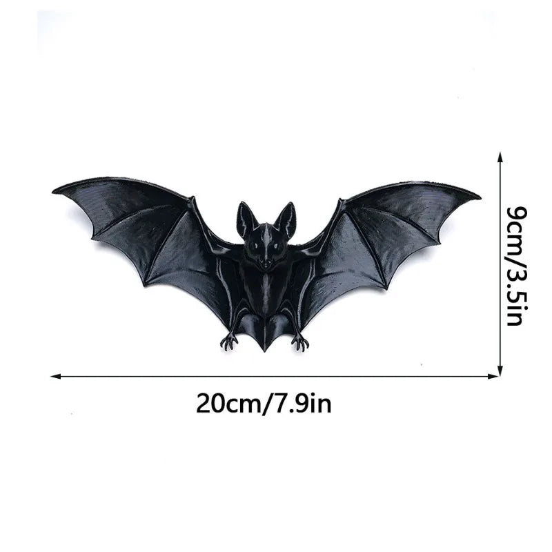 3D Hanging Bat Decor Pendant Halloween Horror Style Ornament Reusable Home & Party Festival Decoration