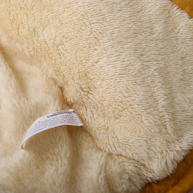 2025 Autumn Winter Children Boy Jacket Outerwear Coat Hooded Plus Velvet Thicken Warm Jacket For Girl 4-14 Year Kids Girl Parka