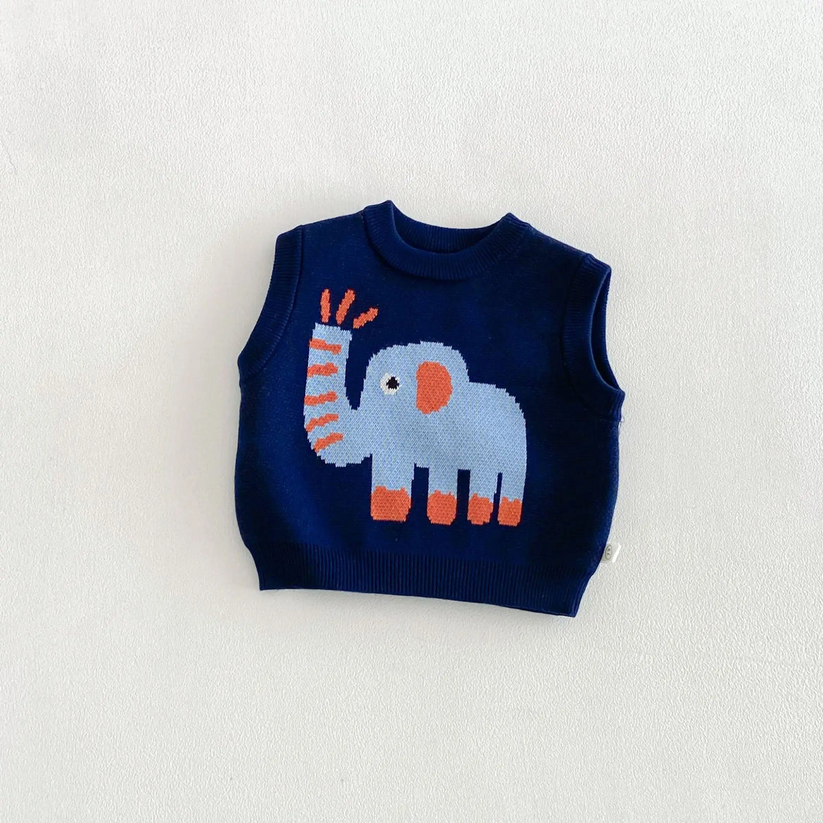 Boys Vest 2026 Spring and Autumn New Children's Clothing Korean Style Fashion Boy Baby Cute Cartoon Knit Vest Simple