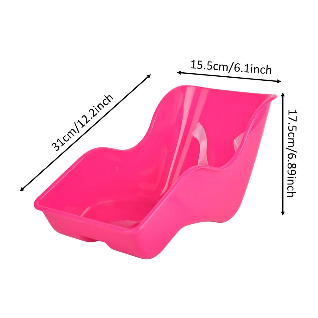 Girls Bike Doll Seat Universal Accessories with Sticker Kids Bike Decoration Doll Bike Seat Bike Accessories for Girls Kids