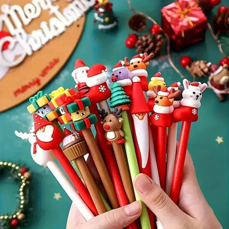 Set di penne natalizie – confezione da 12 o 24 pezzi