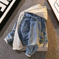 Children's Clothing Boys' Denim Jacket 2025 Spring and Autumn New Style Children's Denim Jacket Trend 110-170CM