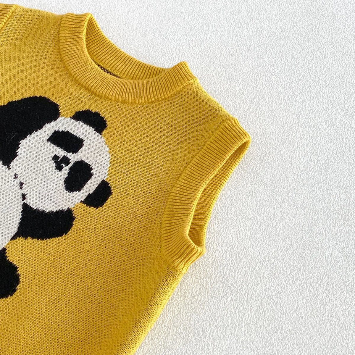 Boys Vest 2026 Spring and Autumn New Children's Clothing Korean Style Fashion Boy Baby Cute Cartoon Knit Vest Simple