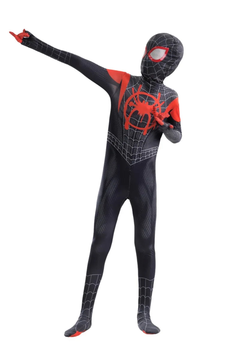 In Stock Halloween Cosplay Costume For Spider Fans Collector Miles Morales Zentai Suit Halloween Christmas Party Halloween Gift
