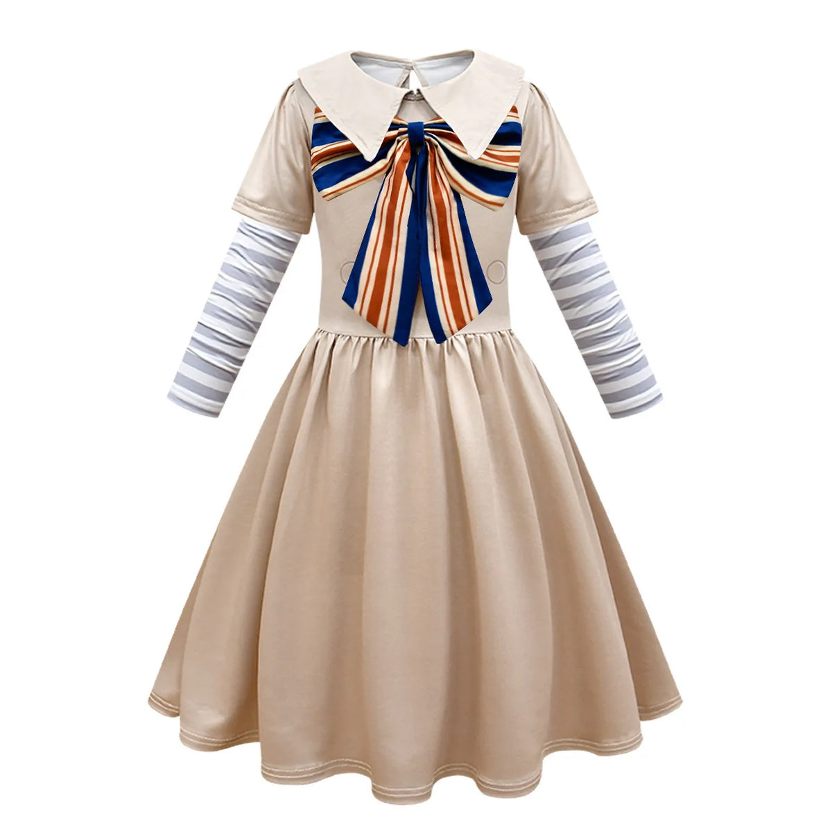 MEGAN Cosplay Dress for Kids Girls Women AI Doll Robots Megan Dresses Uniform MEGAN Girls and Adult Cosplay Halloween Costume
