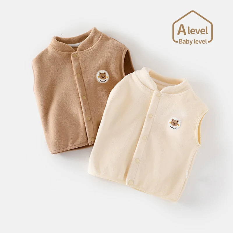 Ircomll Baby Vest Plus Velvet Cotton Waistcoat Jacket For Infants Kids Vest Baby Girl Boy Outerwear Baby Kids Top Coat Toddler