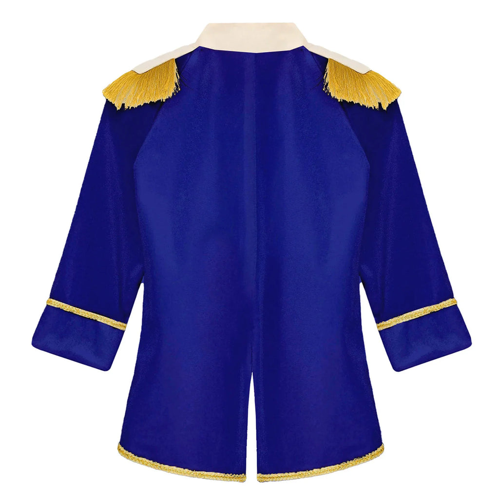 Baby Boys Long Sleeve Fringe Velvet Royal Prince Jacket Tailcoat Halloween King Knight Nobility Costume Photography Outerwear