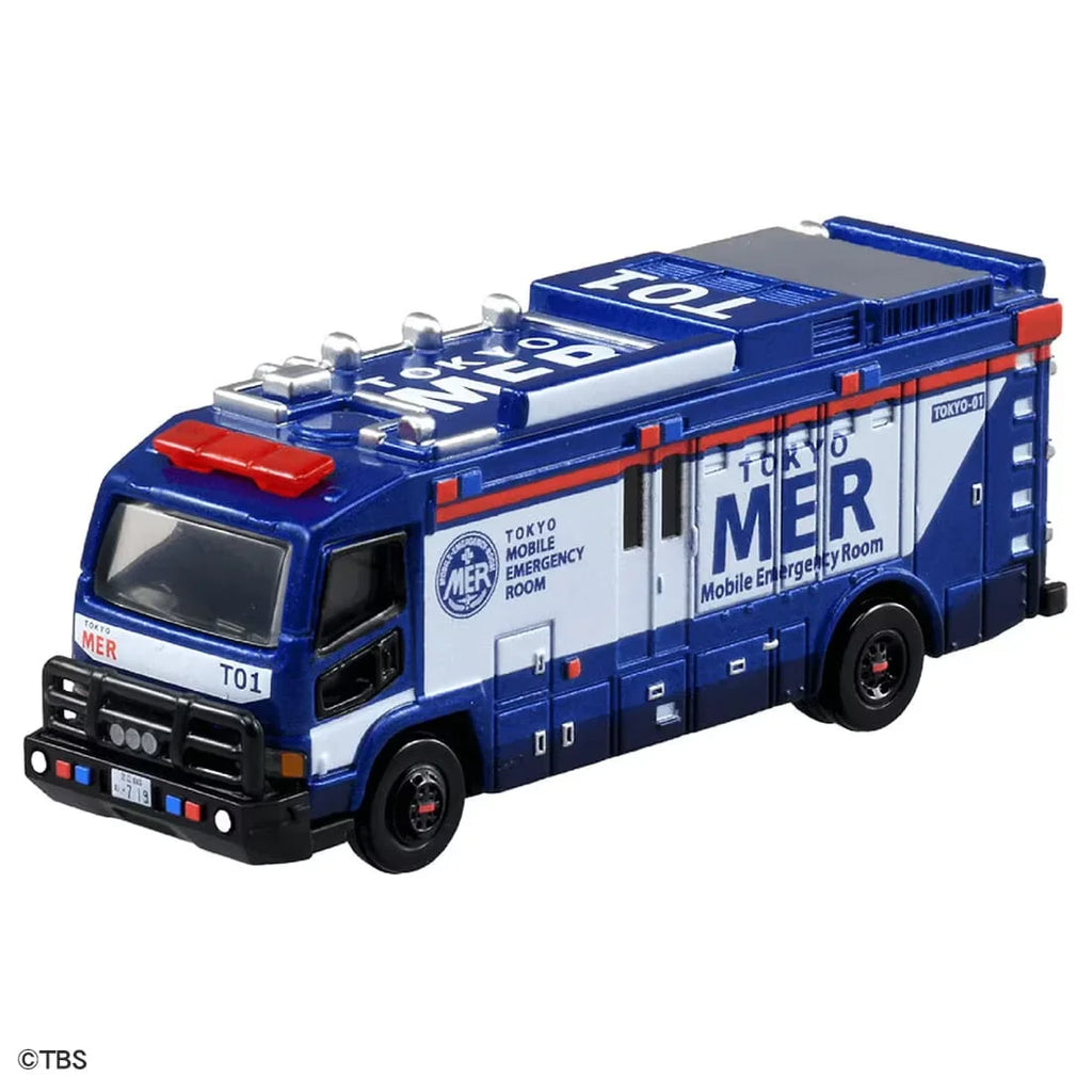 Takara Tomy Tomica 1/64 Kids Toys  Alloy Car Model Tokyo Mobile Emergency Room Ambulance  Ornaments  Toy Gifts for Boy