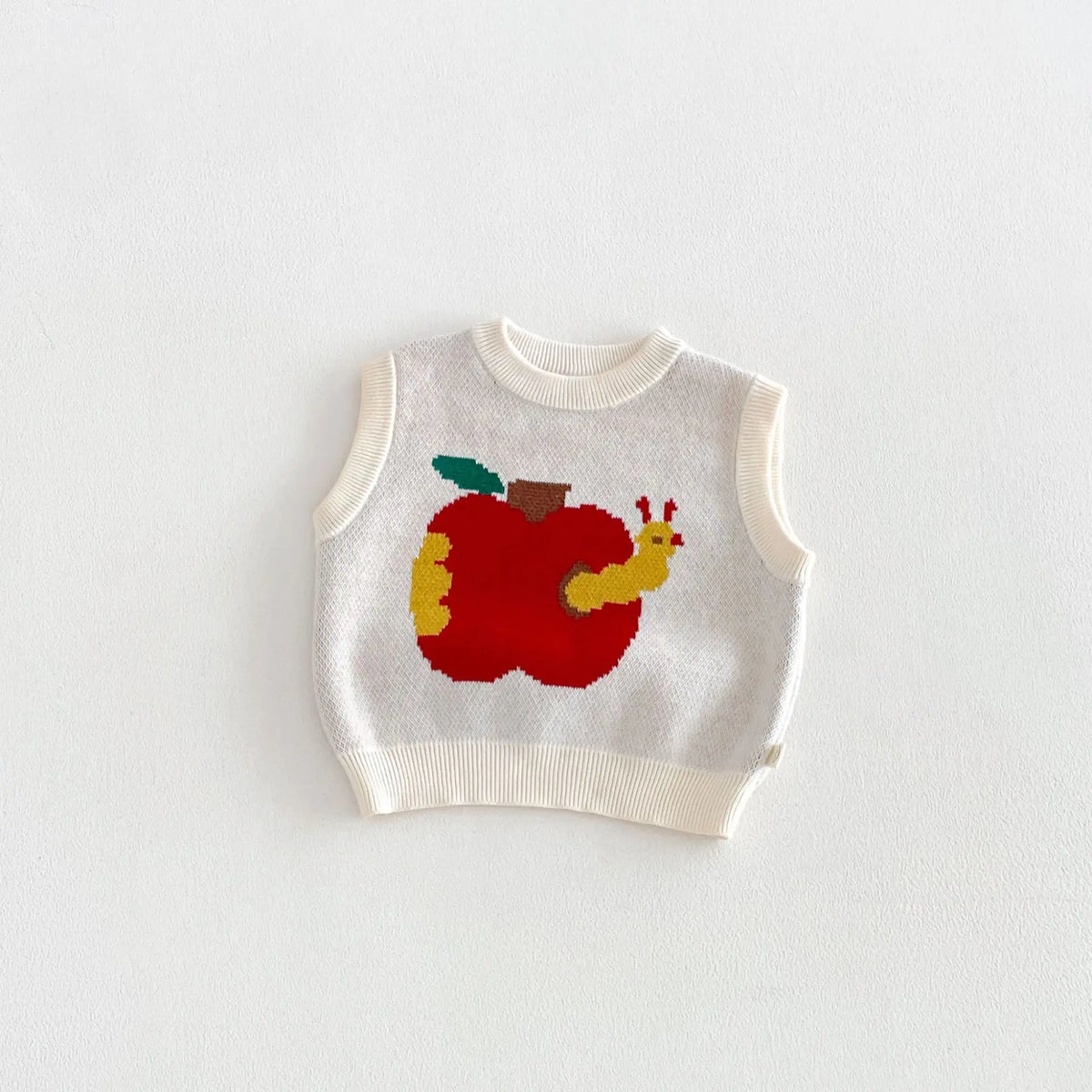 Boys Vest 2026 Spring and Autumn New Children's Clothing Korean Style Fashion Boy Baby Cute Cartoon Knit Vest Simple