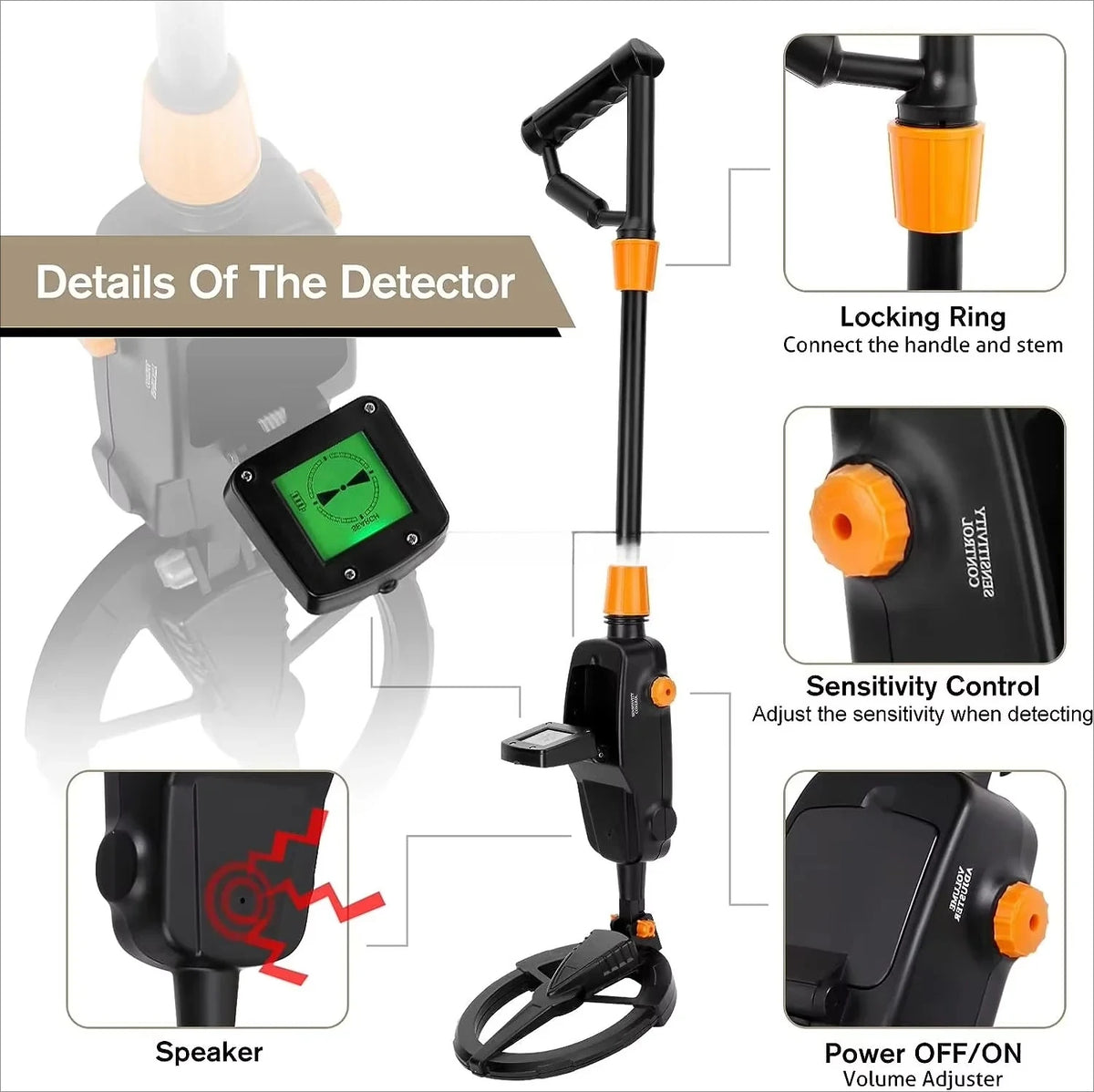 Children's metal detectors, metal detectors, underground treasure detectors, children's toys