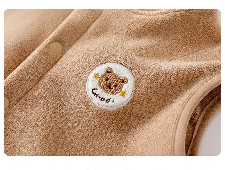 Ircomll Baby Vest Plus Velvet Cotton Waistcoat Jacket For Infants Kids Vest Baby Girl Boy Outerwear Baby Kids Top Coat Toddler