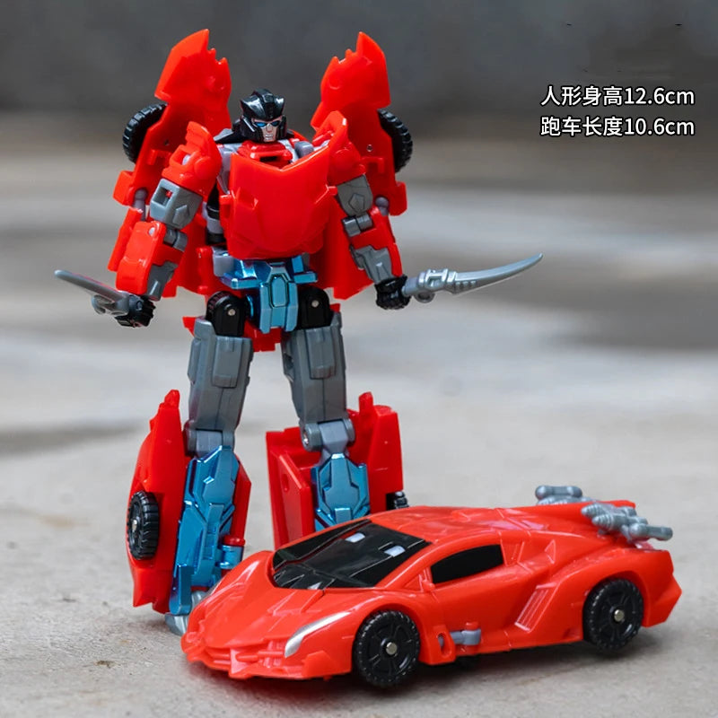 Children Transformation Toy Robot Car Mecha Model Joints Movable Doll Transformation Toy Car Multi-style Robot Car Toy Kids Gift