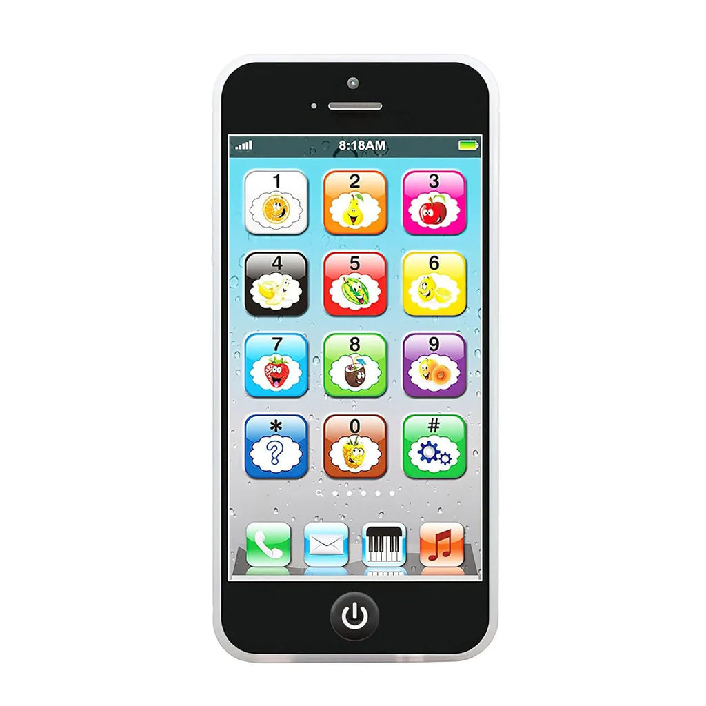 Children Simulation Phone Baby Musical Early Educational Toys English Learning Cellphone with Light Sound Mobile Vocal Toy Kids