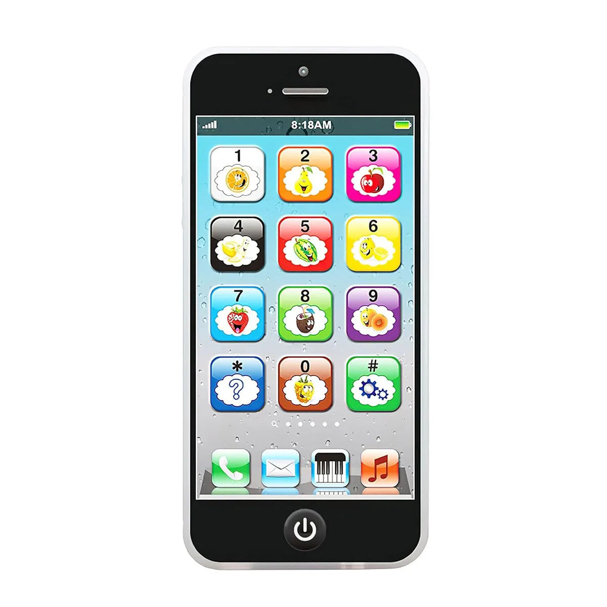 Children Simulation Phone Baby Musical Early Educational Toys English Learning Cellphone with Light Sound Mobile Vocal Toy Kids