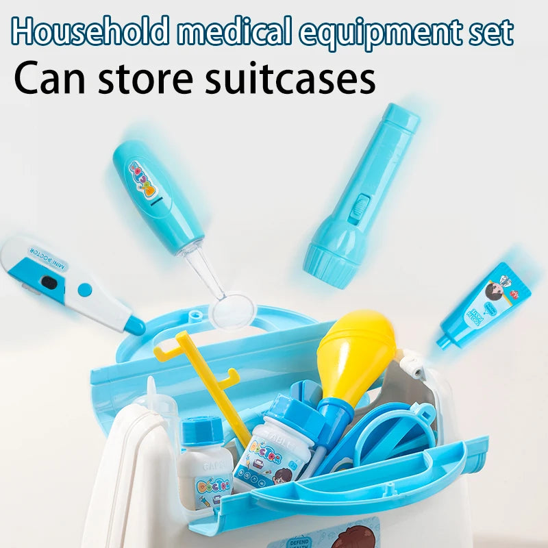 Children'S Simulation Of Playing House, Doctors' Toys, Boys And Girls' Role-Playing, Stethoscopes, Injection Tools, Medical Kits