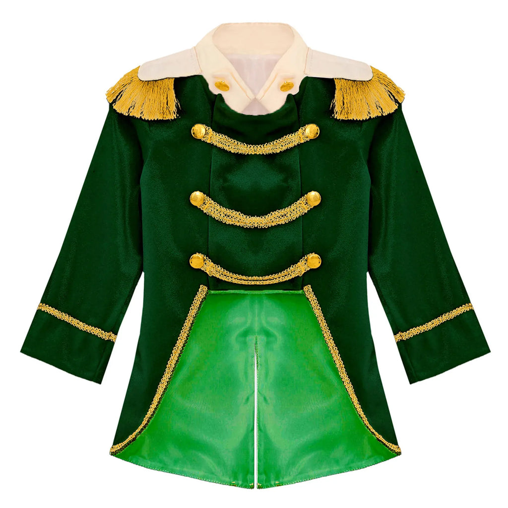 Baby Boys Long Sleeve Fringe Velvet Royal Prince Jacket Tailcoat Halloween King Knight Nobility Costume Photography Outerwear