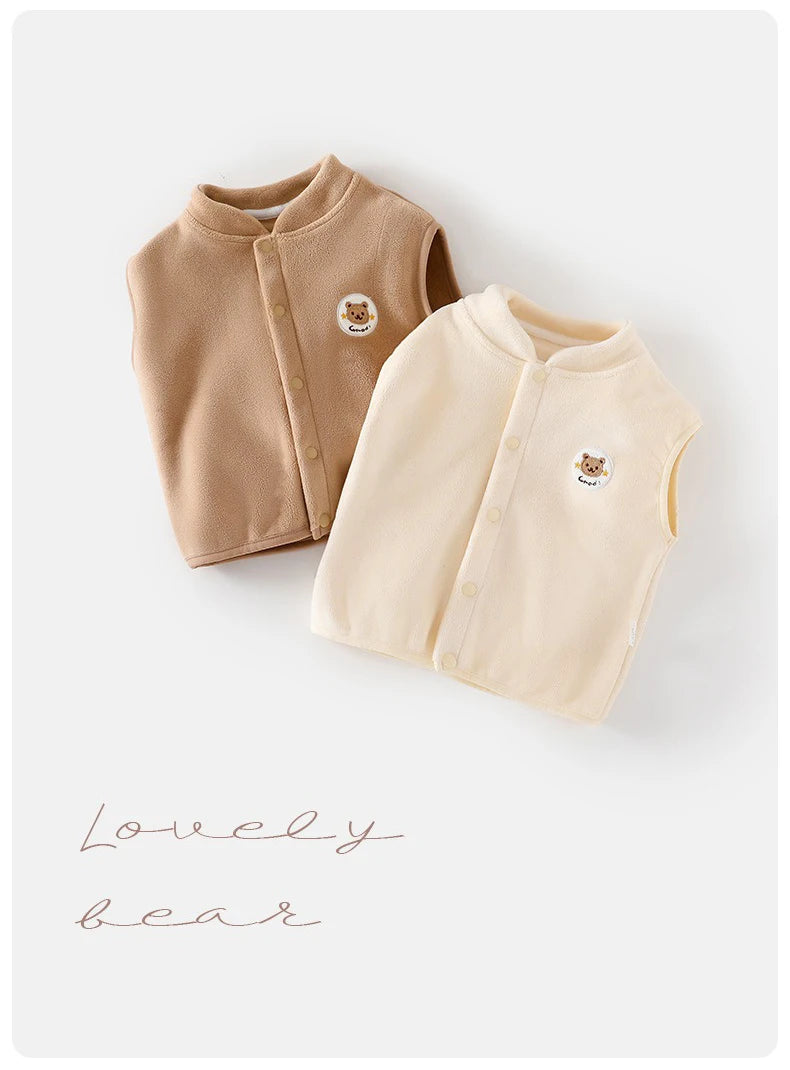 Ircomll Baby Vest Plus Velvet Cotton Waistcoat Jacket For Infants Kids Vest Baby Girl Boy Outerwear Baby Kids Top Coat Toddler
