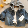 Denim Jackets For Boys Fashion Short Coats Children Clothing Spring Autumn Boys Girls Jean Outerwear Kids Single-breasted Jacket