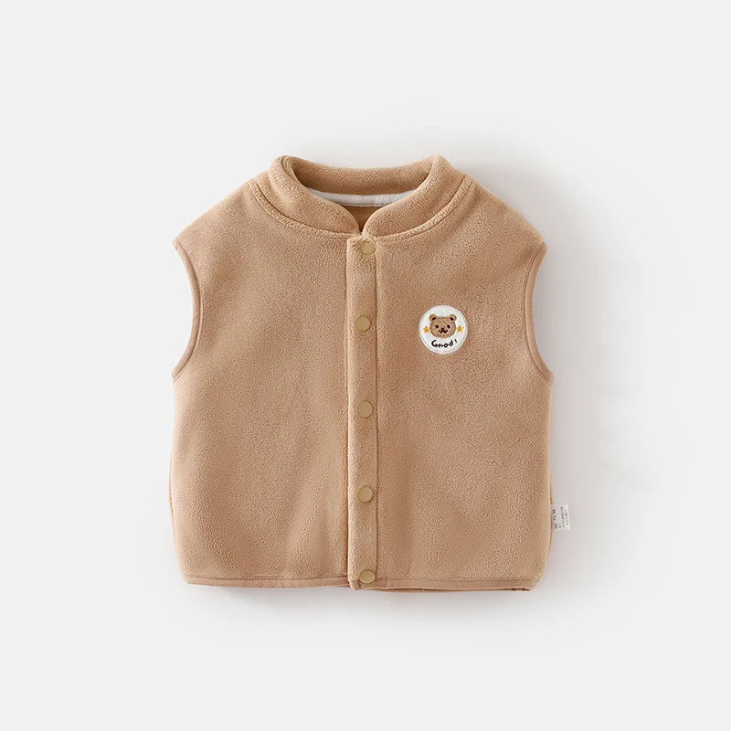 Ircomll Baby Vest Plus Velvet Cotton Waistcoat Jacket For Infants Kids Vest Baby Girl Boy Outerwear Baby Kids Top Coat Toddler