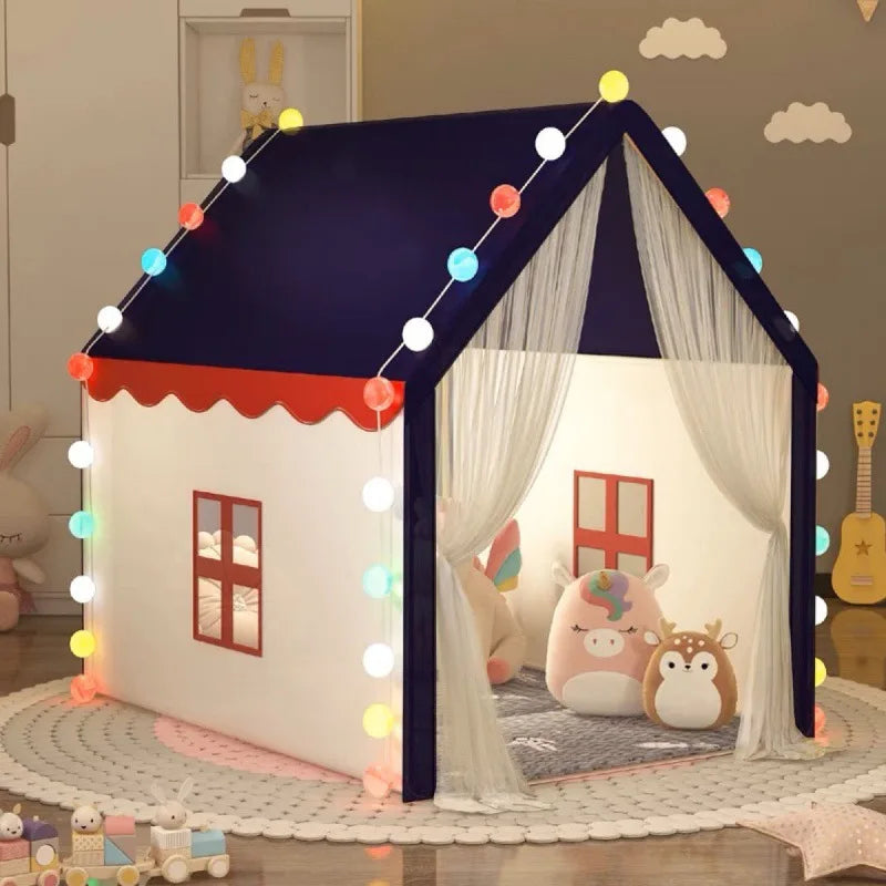 Portable Baby Play House Children Tent Teepee Tent Enfant Kids Tent Pink Blue Kids Play House Indoor Outdoor Toy Princess House