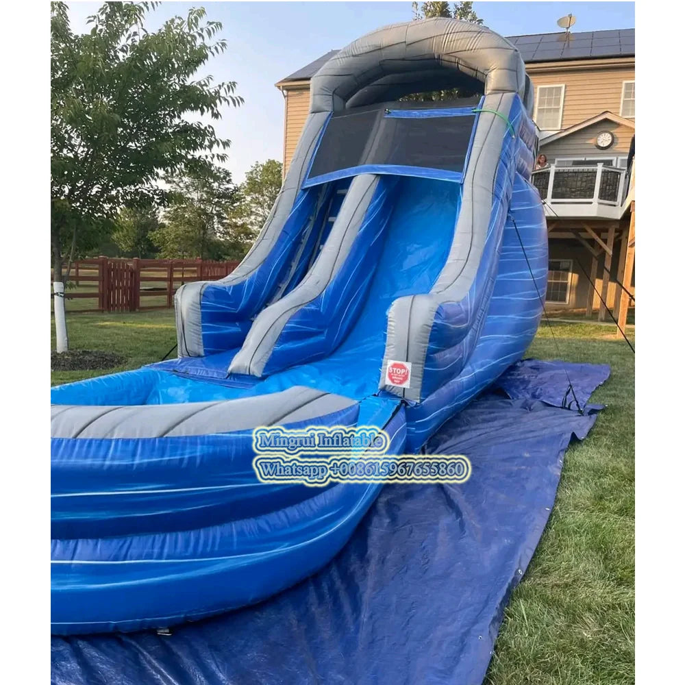 Children water park equipment inflatable water slide inflatable pool slide