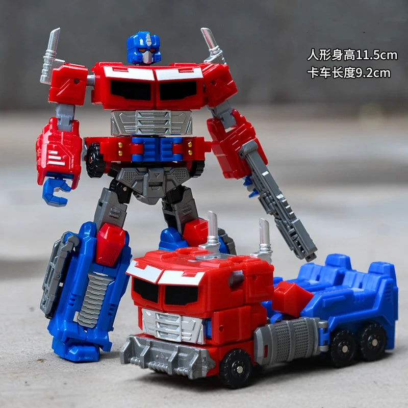 Children Transformation Toy Robot Car Mecha Model Joints Movable Doll Transformation Toy Car Multi-style Robot Car Toy Kids Gift