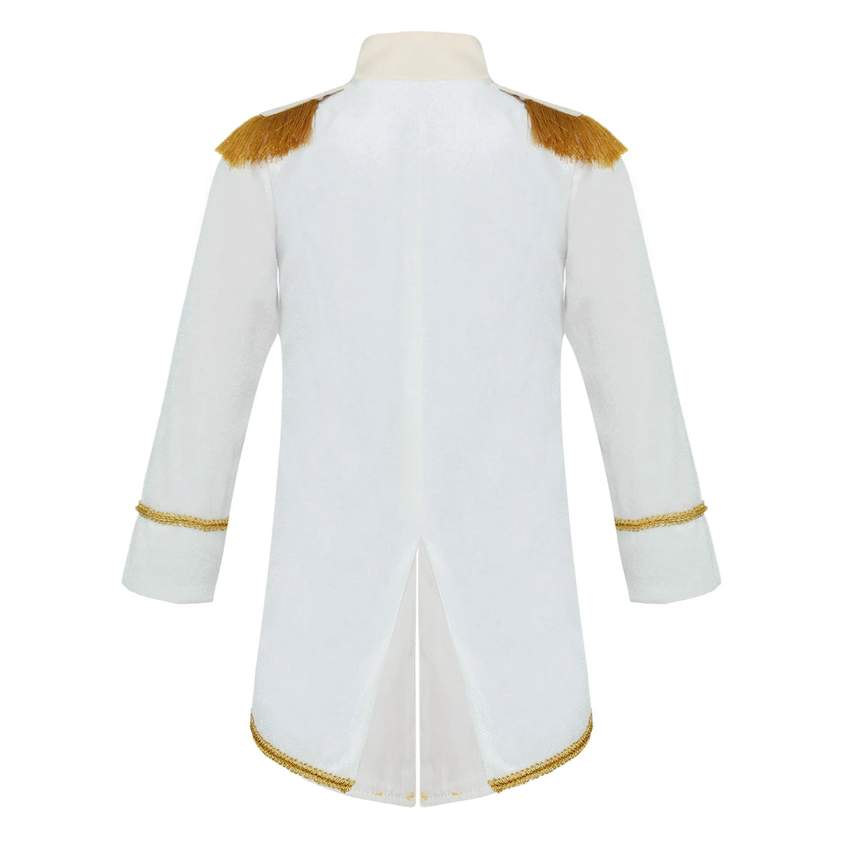 Baby Boys Long Sleeve Fringe Velvet Royal Prince Jacket Tailcoat Halloween King Knight Nobility Costume Photography Outerwear