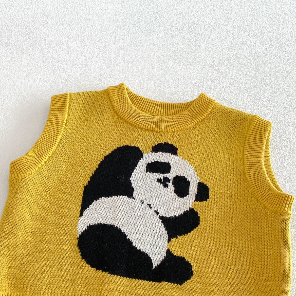 Boys Vest 2026 Spring and Autumn New Children's Clothing Korean Style Fashion Boy Baby Cute Cartoon Knit Vest Simple