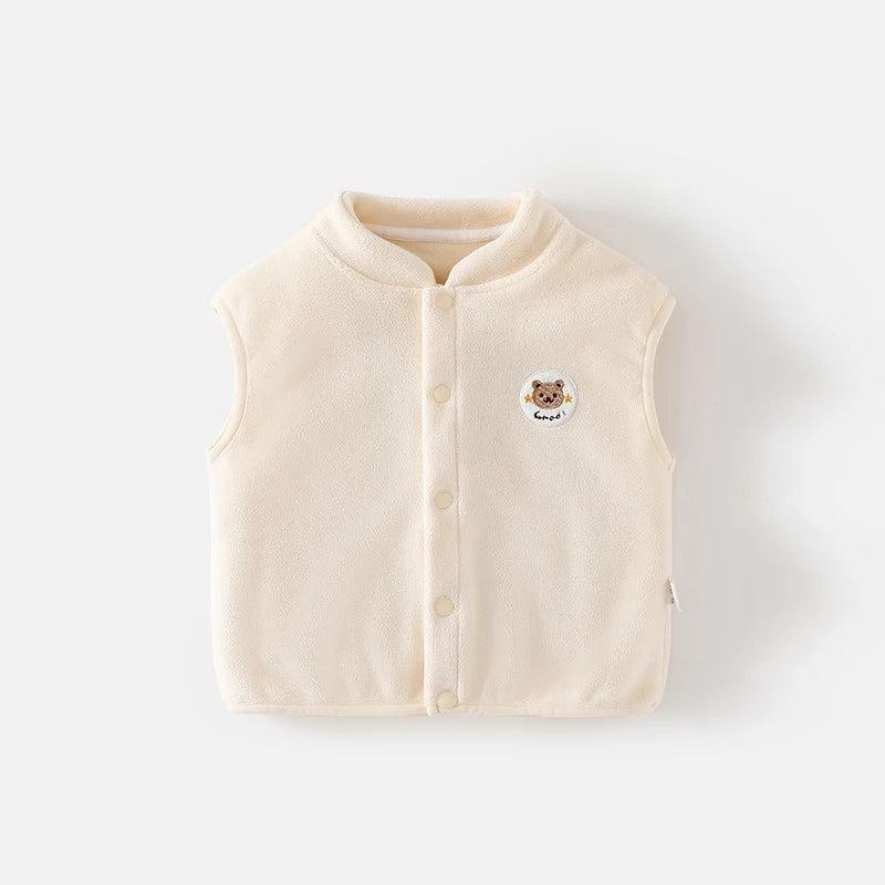 Ircomll Baby Vest Plus Velvet Cotton Waistcoat Jacket For Infants Kids Vest Baby Girl Boy Outerwear Baby Kids Top Coat Toddler