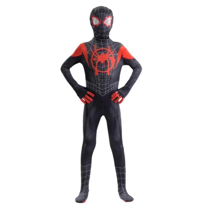 In Stock Halloween Cosplay Costume For Spider Fans Collector Miles Morales Zentai Suit Halloween Christmas Party Halloween Gift