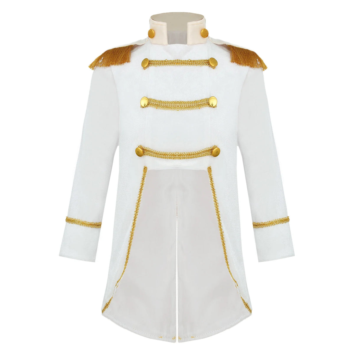 Baby Boys Long Sleeve Fringe Velvet Royal Prince Jacket Tailcoat Halloween King Knight Nobility Costume Photography Outerwear